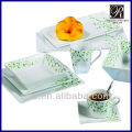 domestic color glazed ceramic dinner set